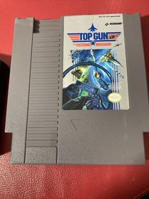 Top Gun: The Second Mission NES Nintendo carrito y cubierta solamente. Probado