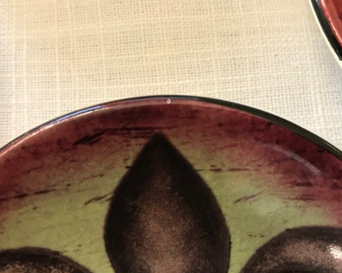 DIPPING BOWLS SMALL 3.5” INDIVIDUAL FLEUR DE LIS LOT OF 4 w/ ONE DIFFERENT VGUC - Picture 4 of 8