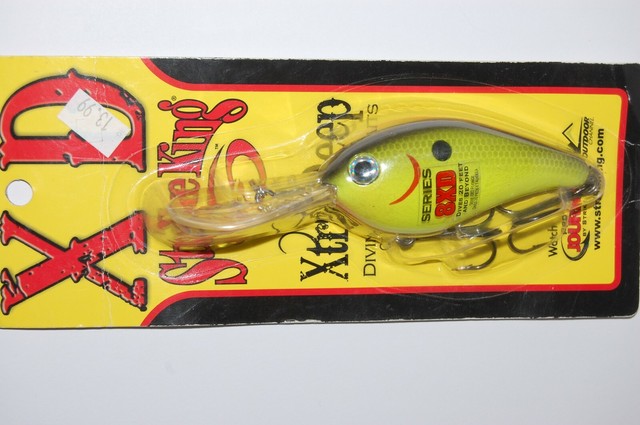 Strike King Series 8 Xtra Deep 1oz 5 1 2in 20ft Black chart Hc8xd 535 