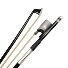 Carbon Fiber Violin Bow 4/4 size AAA Bow hair Ebony Frog with nice Pearl Inlay
