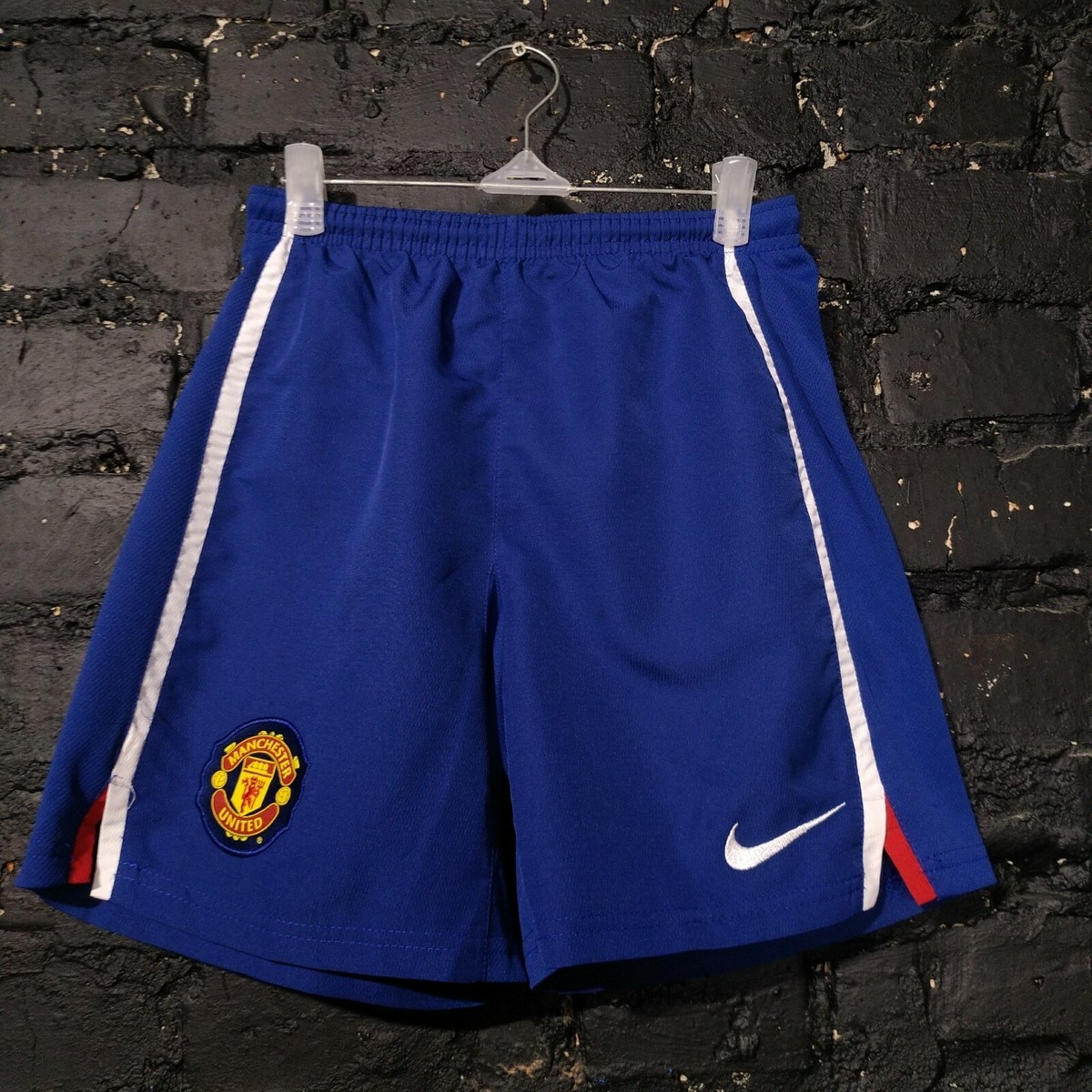 MANCHESTER UNITED Football Shorts Blue Nike 287633-435 Size