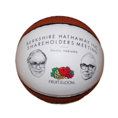 Spalding Basketball Mini Ball NBA Collectible Berkshire Hathaway Warren Buffett