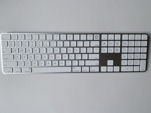 Apple Magic Keyboard with Touch ID and Numeric Keypad - A2520 - White