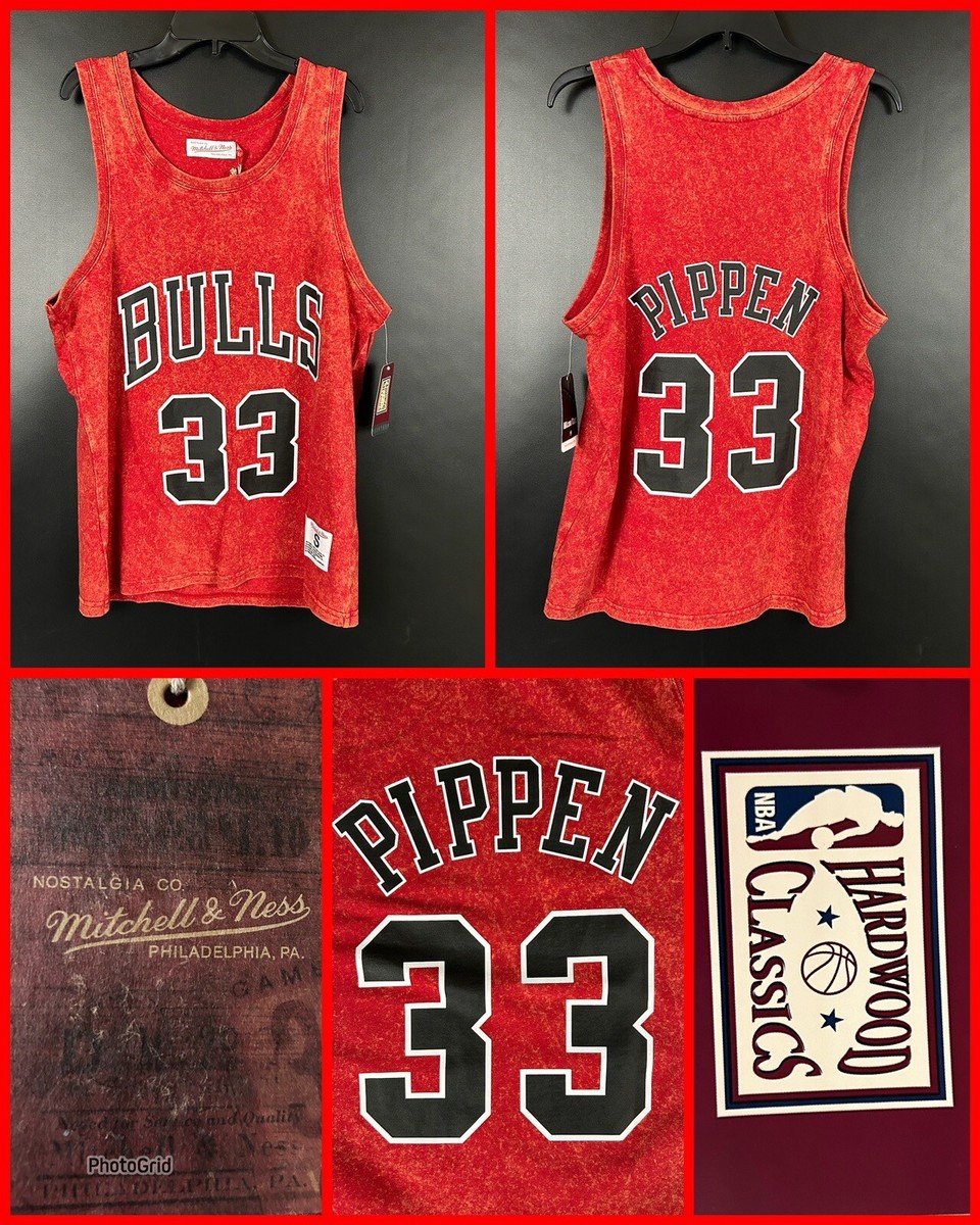 Men's SCOTTIE PIPPEN #33 Chicago Bulls Mitchell & Ness Acid