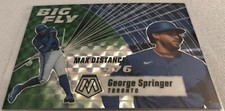 2021 Mosaic Baseball George Springer Toronto Blue Jays Big Fly Green Prizm #BF6