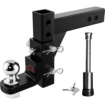 Drop Hitches For Sale Adjustable Trailer Hitch - Fits 2" & 2.5" Receivers, 6" Drop/Rise, 12,500 Lbs Capacity Tow Truck - View #5