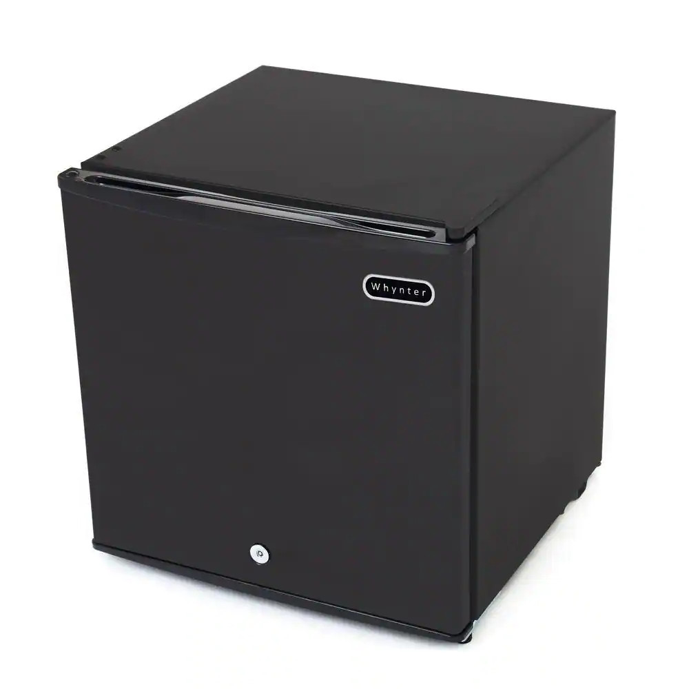 Portable Small Mini Freezer 1.1 cu. ft Upright Lockable Reversible Swing Black