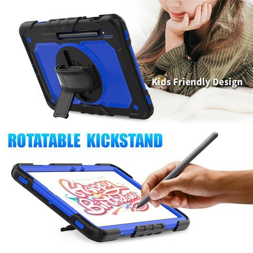 For Samsung Galaxy Tab S7 plus 12.4 11 Tablet Heavy Duty Stand Case Screen Cover - Picture 97 of 121