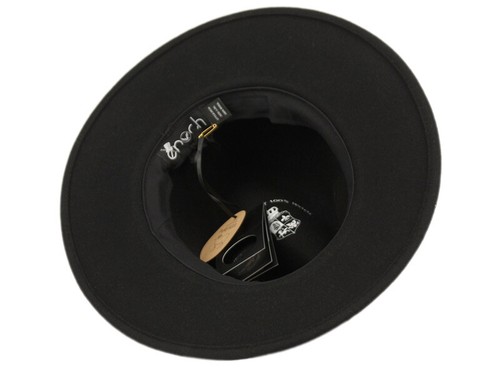 Premium Milano Lana Fieltro Metal Diseño Banda de Cuero Fedora Sombrero Aplastable - Imagen 5 de 8