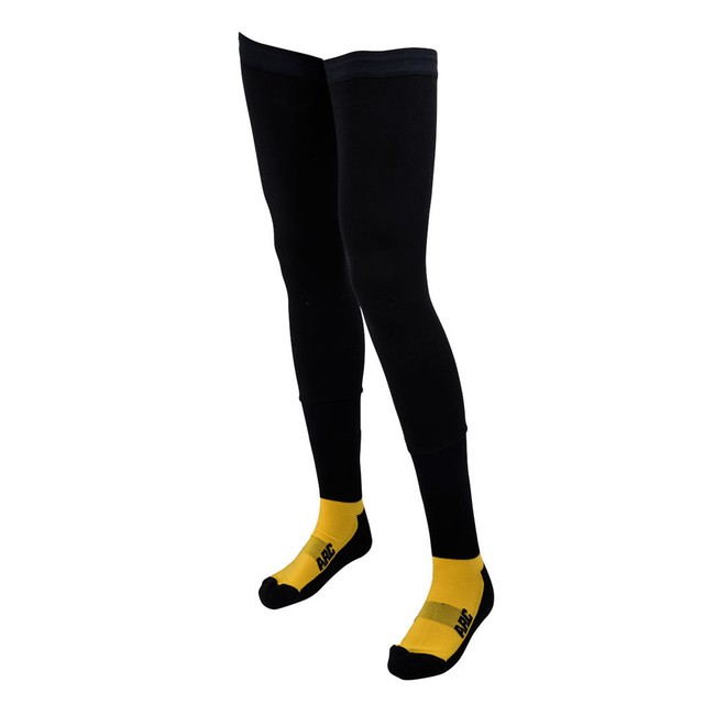 A.R.C. Full Length Knee Brace Socks Size 69 Black/Yellow eBay