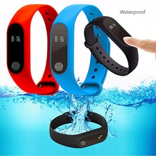 Fitness Tracker Waterproof Smart Wristband Bracelet for Men Women Boy Girls Gift