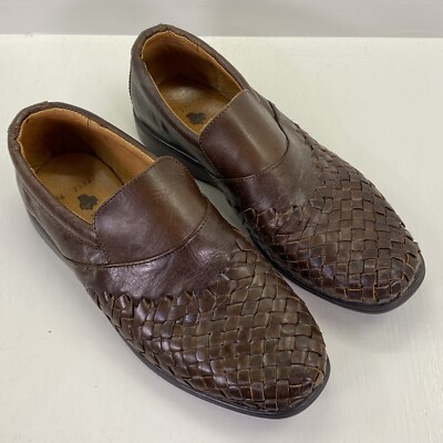 Aztec Men’s Leather Brown Braided Loafers Size 30/11.5 Aztec Loafers & Slip-Ons for Men on Sale up to 90% Off: Poshmark main image 2