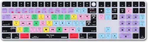 Final Cut Pro Shortcut Keyboard Cover Skin for 2021 Released iMac M1 Magic Ke... - Picture 2 of 9