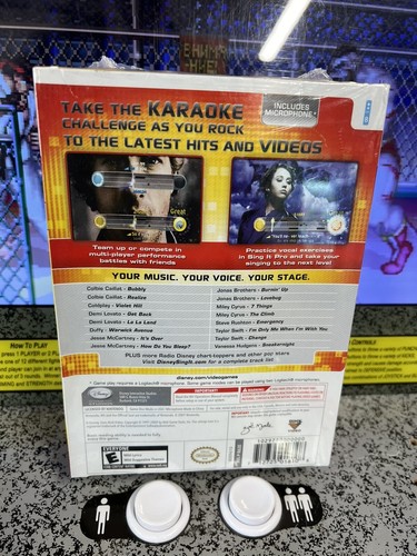 2007 Nintendo Wii Disney Sing It Pop Hits Microphone Bundle Taylor Swift SEALED - Picture 7 of 8