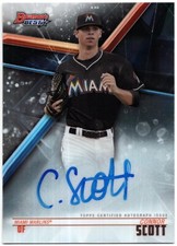 2018 Bowman's Best CONNOR SCOTT BEST OF 2018 On-Card Autograph Prospect #B18-CSC