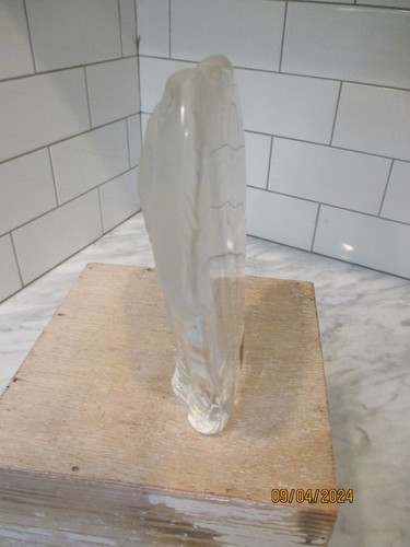 Mats Jonasson Crystal ELEPHANT Paperweight Figure 8 Inches (4 1/2 Pounds) Sweden - Picture 6 of 6