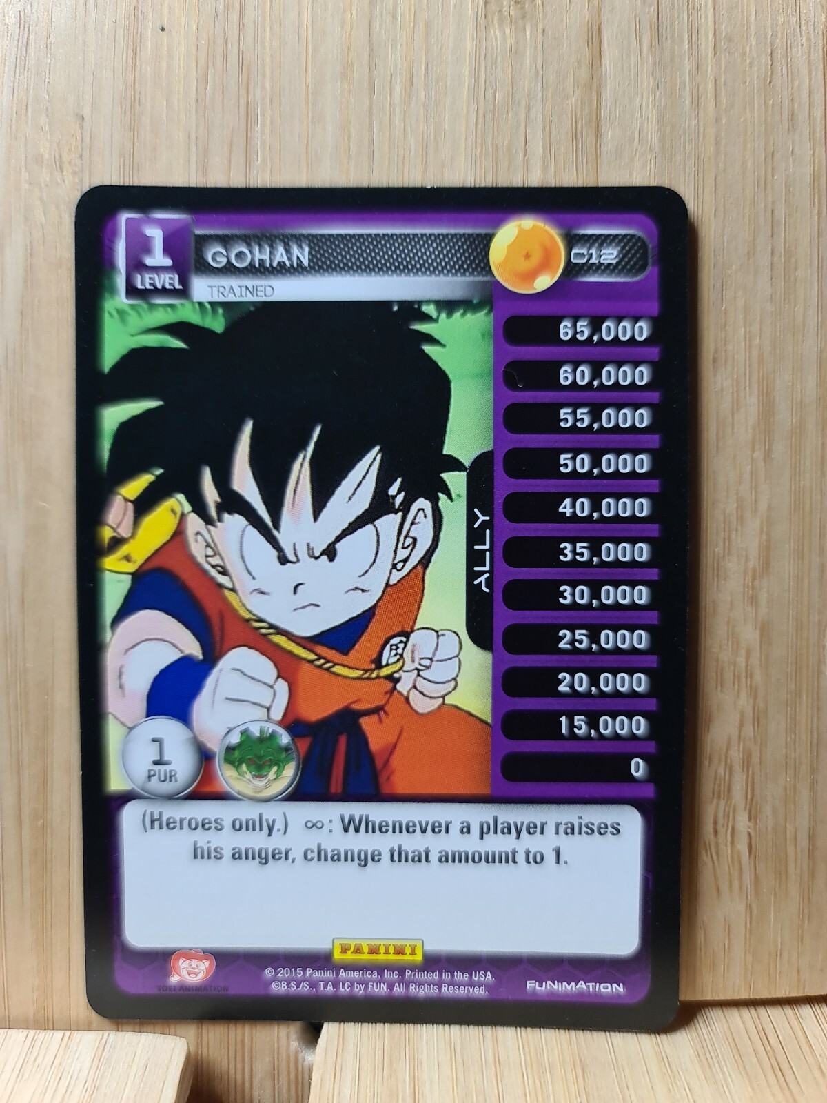 Dragonball Z🏆2015 GOHAN - C12🏆TCG Card