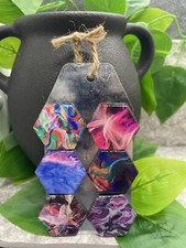 6 PC 1" 25mm Hexagon Fridge Classroom Board Magnet Set New Free Ship 68