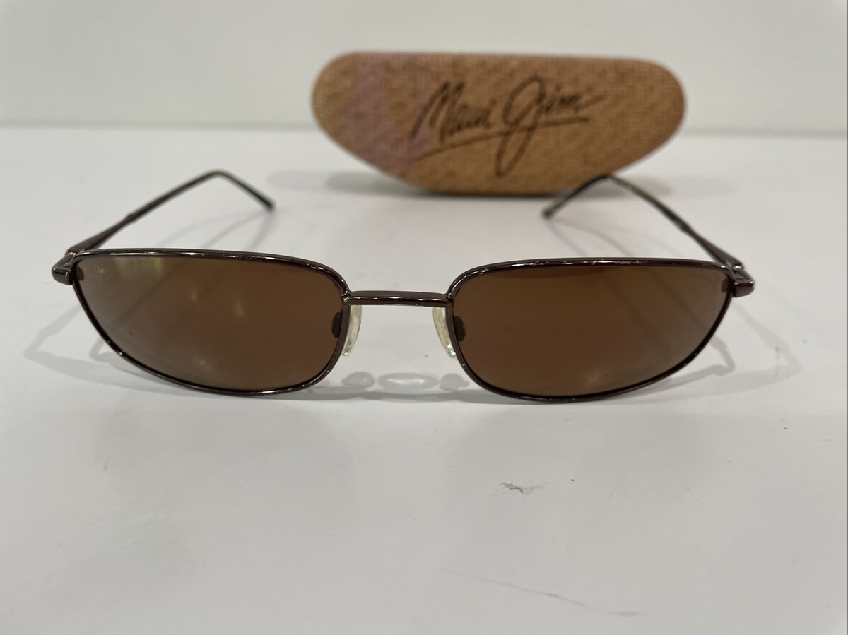 RARE MAUI JIM SOUTH SHORE SUNGLASSES Brown w Bronze Polarized