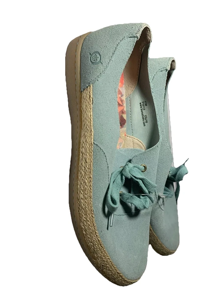 Zapatos deportivos informales con cordones born artesanales para mujer talla 42 EE. UU. 11M Foto 3 de 4