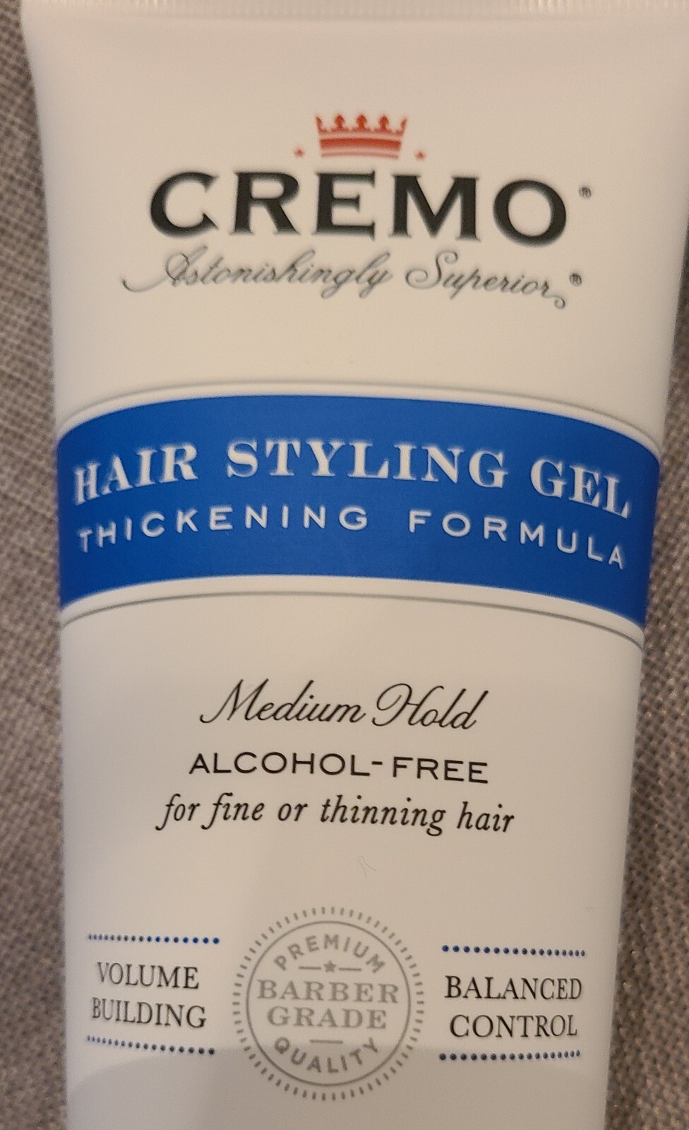 2 CREMO Hair Styling Gel Thickening Formula Medium Hold Fine Or