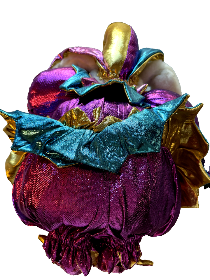 Vintage Jester Rabbit Plush Toy, Purple Teal Stuffed Animal Toy Rare ...