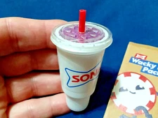 Zuru Mini Brands Sonic Series  Purple Slush + 2 Wacky Pack Bags