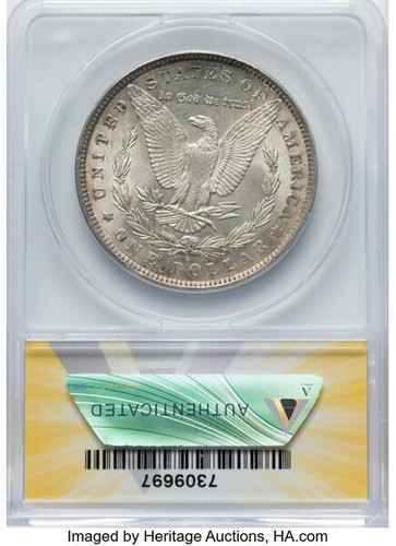 1883-O -- Cleaned -- MS60 ANACS - Picture 2 of 2