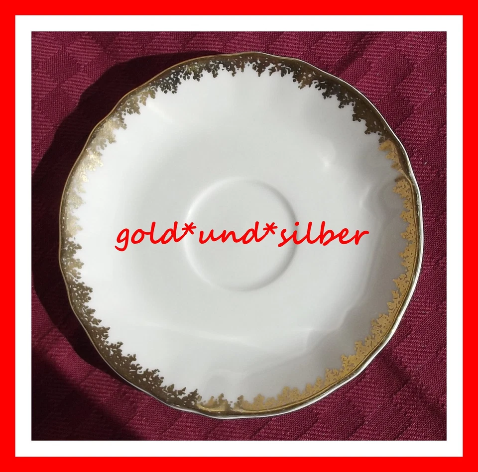 WINTERLING Marktleuthen BAVARIA Porzellan KONFEKTTELLER edel GOLDDEKOR vintage - Bild 4 von 4