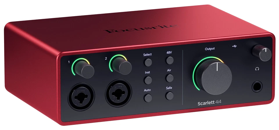 Focusrite Scarlett 4i4 4th Gen Studio Recording USB Audio Interface+Software - Image 3 of 4