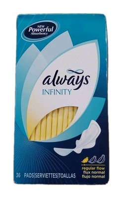 2007 Always Infinity Regular Flow Sealed Box of 36 Pads