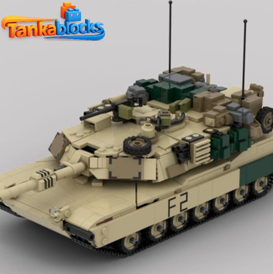 MOC-188927 M1A2 Abrams Building Blocks Model Birthday Christmas gift toy