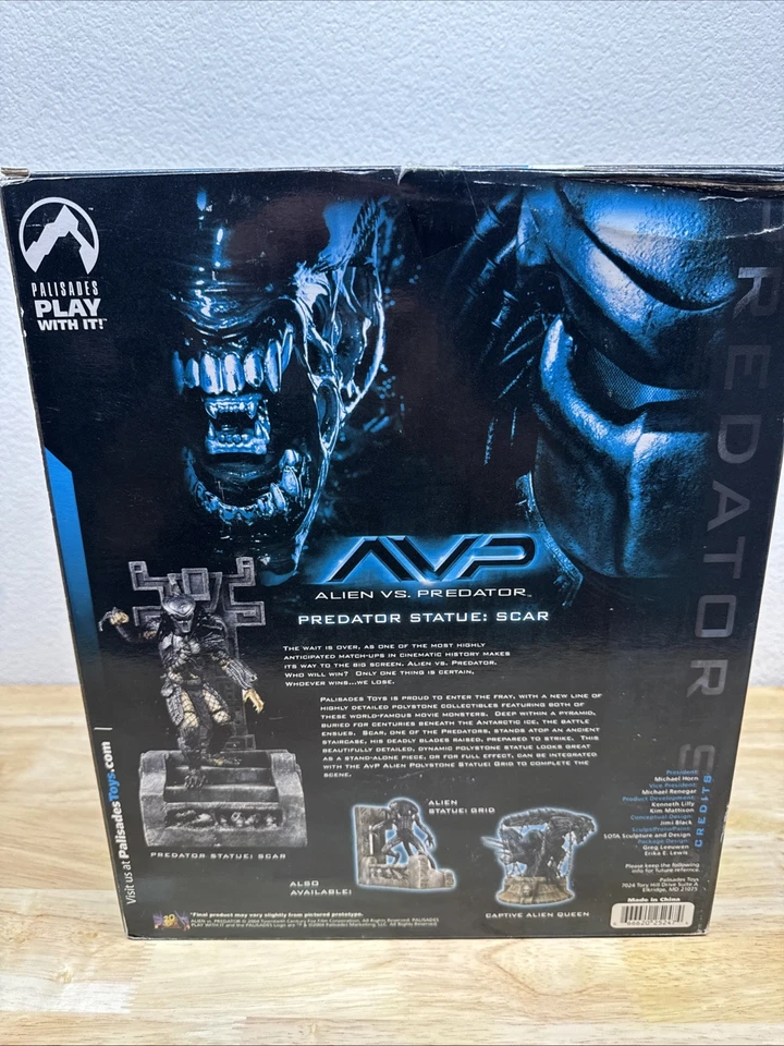 Estatua depredador: Scar Alien vs. Juguetes Palisades Predator edición limitada 2004 Foto 4 de 4