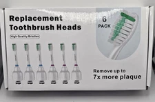 Amazon Replacement Toothbrush Heads Pack Of 6 Brand New