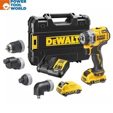 DeWalt DCD703L2T-GB 12v XR Brushless 4 Multi-Head Drill Driver Inc 2x 3.0Ah B...
