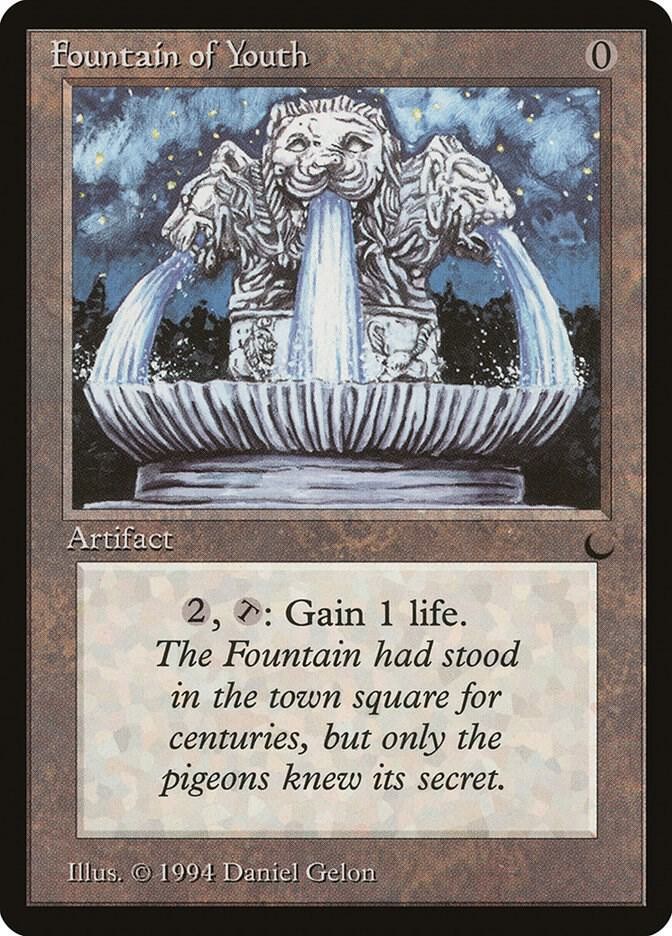 Fountain of Youth The Dark Uncommon LP Magic: The Gathering Normal