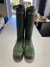 Women’s Vintage Green Huntress Wellington Boots Uk Size 8 Good Condition Rare
