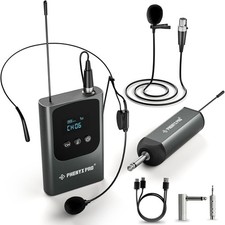 Microfonos Profesionales Inalambricos Professional Recargables Diadema Estudio