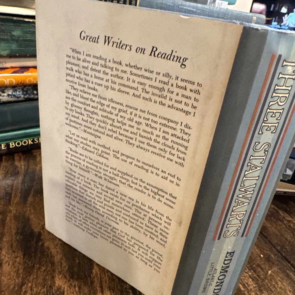 VINTAGE 3 STALWARTS COMPLETE NOVELS WALTER D. EDMONDS - HARDCOVER W/ DUST JACKET - Imagem 3 de 4