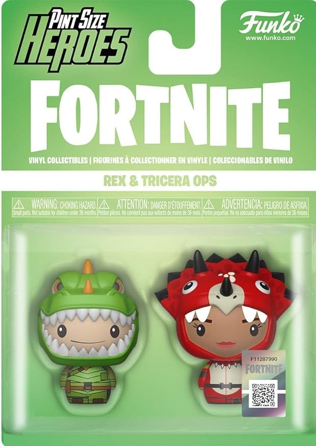 Funko Pint Sized Heroes: Fortnite a - Rex & Tricera Ops Ex-Display