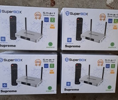 SuperBox Supreme TV Box latest  model / PLEASE MAKE AN OFFER .....