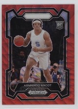 2024-25 Panini Prizm Draft Picks Red Wave Prizm Armando Bacot #79 1o2