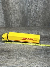 DHL Shipping Truck - 1/87 Semi Truck & Trailer 7.5" Used