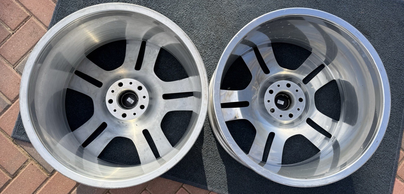 Rolls-Royce Dawn Ghost Wraith 21" Wheels Rims Set Polished OEM 6860592 6860591