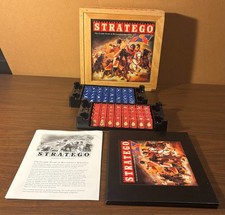 Stratego Nostalgia Series Wooden Box Board Game 2002 Milton Bradley - Complete