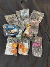 Lot Of 9 Happy Meal Type Toys Subway, Carl's Jr, Burger King, Jack In The Box