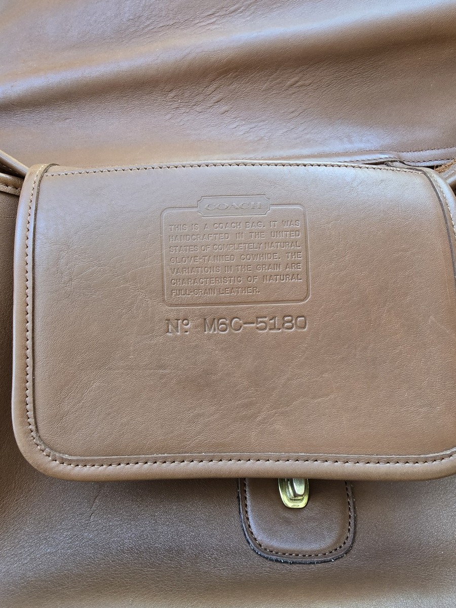 Vintage Coach Metropolitan Briefcase British Tan 5180 | eBay