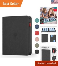 9 Pocket Trading Card Zip Binder, 360 Pockets, for MTG,TCG,Game Cards