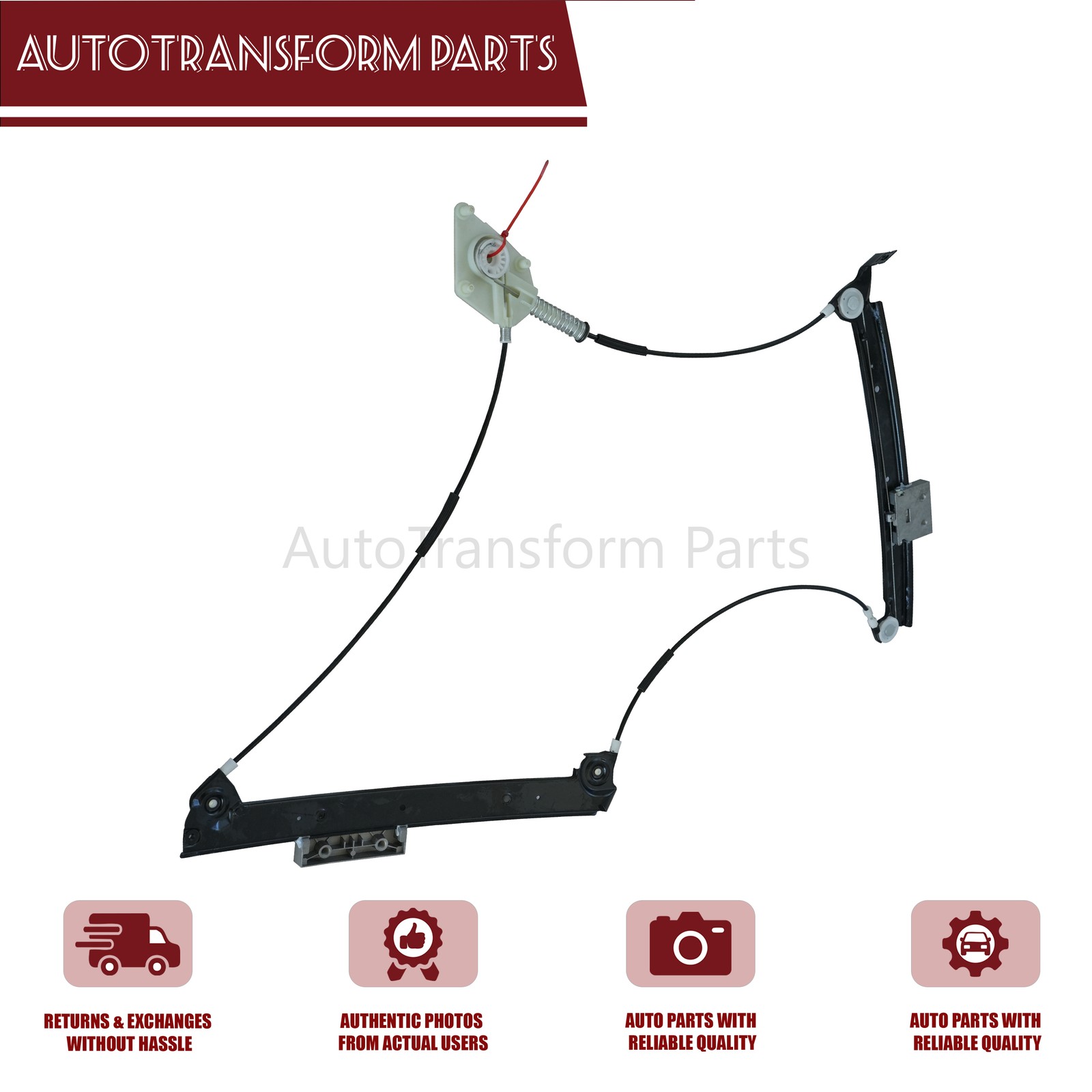Fits 04-18 Bentley Continental GT Coupe Front Left Window Regulator 3W0837401J