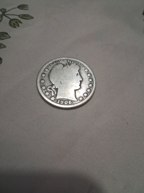 1906 BARBER SILVER HALF DOLLAR C9